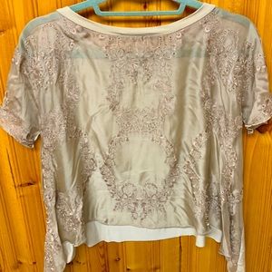 Bailey44 Silk Detail Tee XS